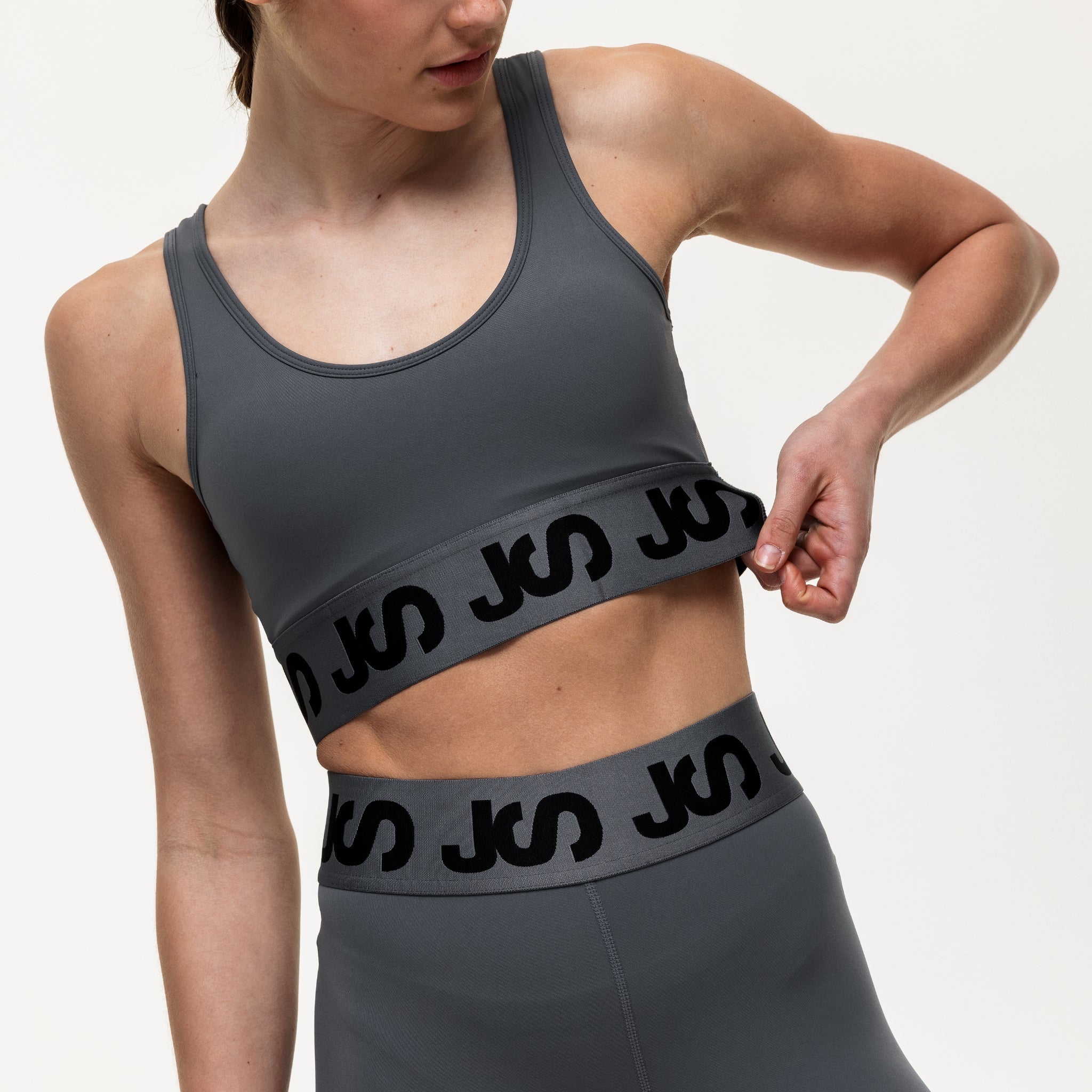 Airflow Medium Support Bra - Slate/Black