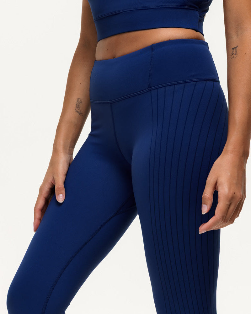 Agility Workout Leggings - True Navy