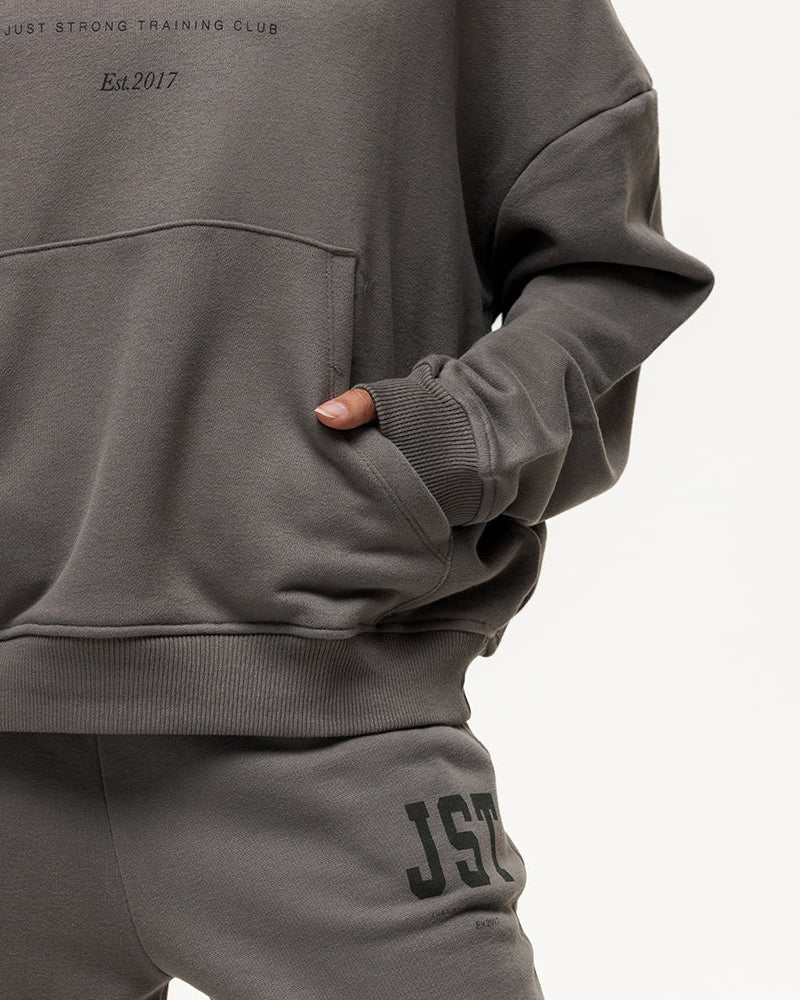 Training Club Oversized Hoodie - Washed Olive