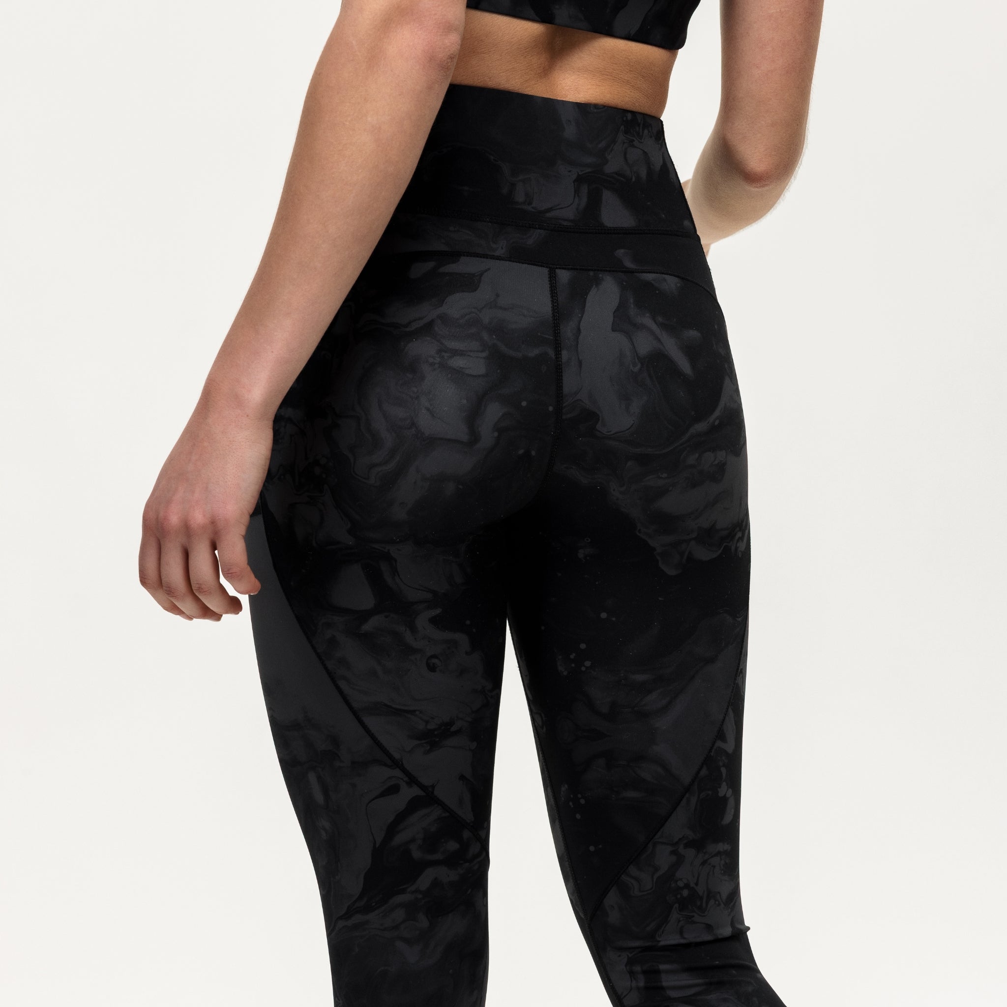 Power 7/8 Training Leggings - Slate Marble
