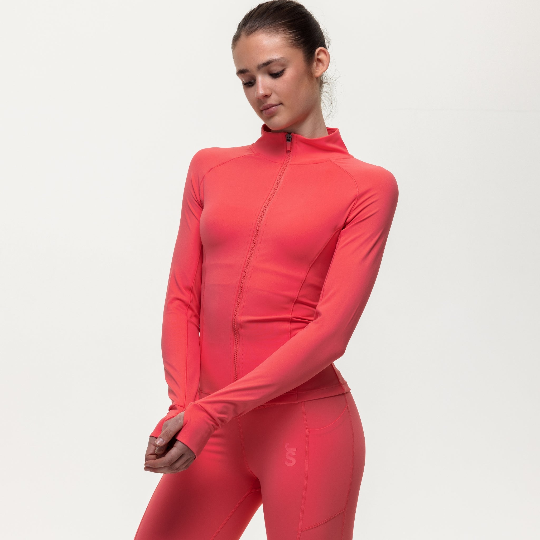 Training Zip Up Jacket - Coral