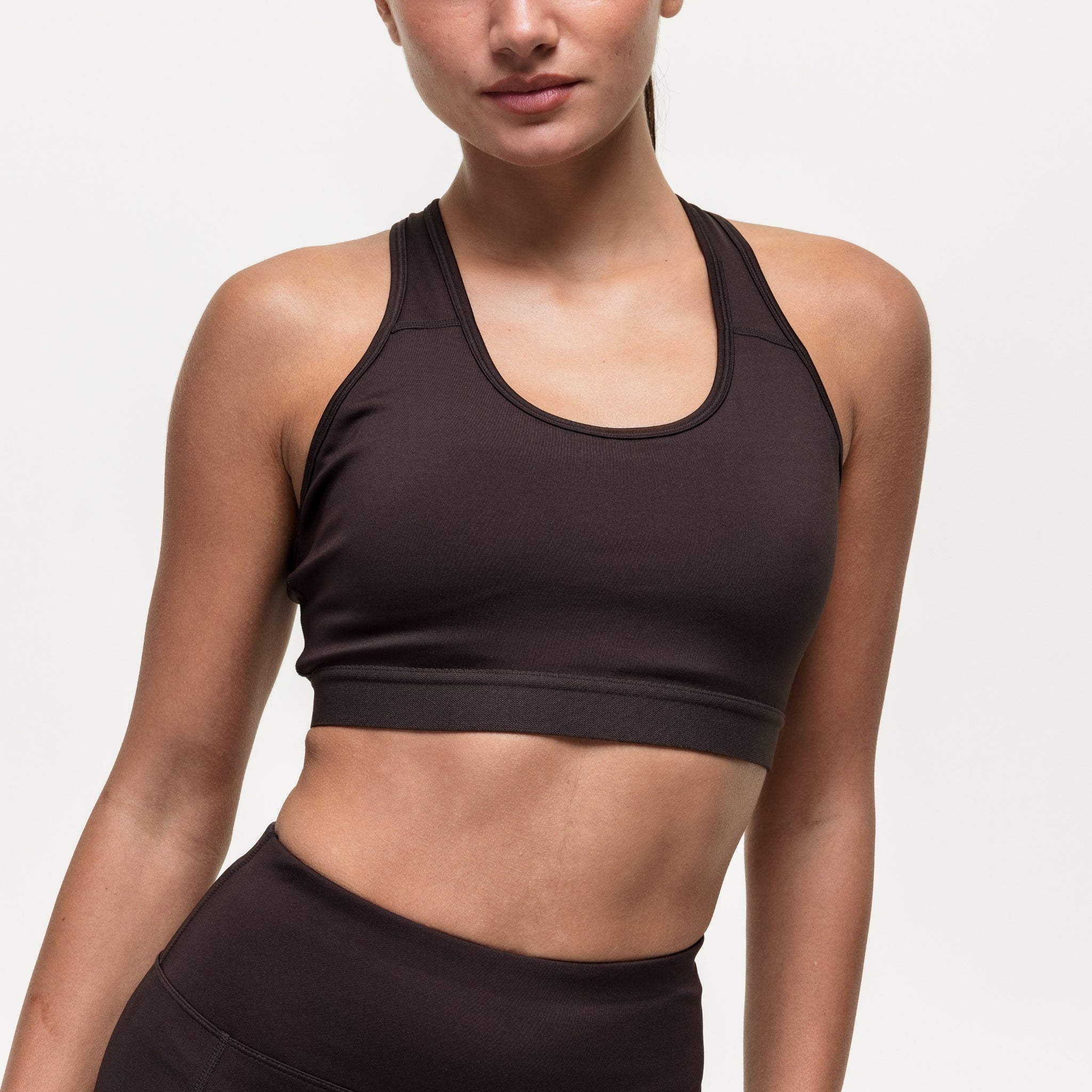 Motion Medium Support Bra - Cocoa