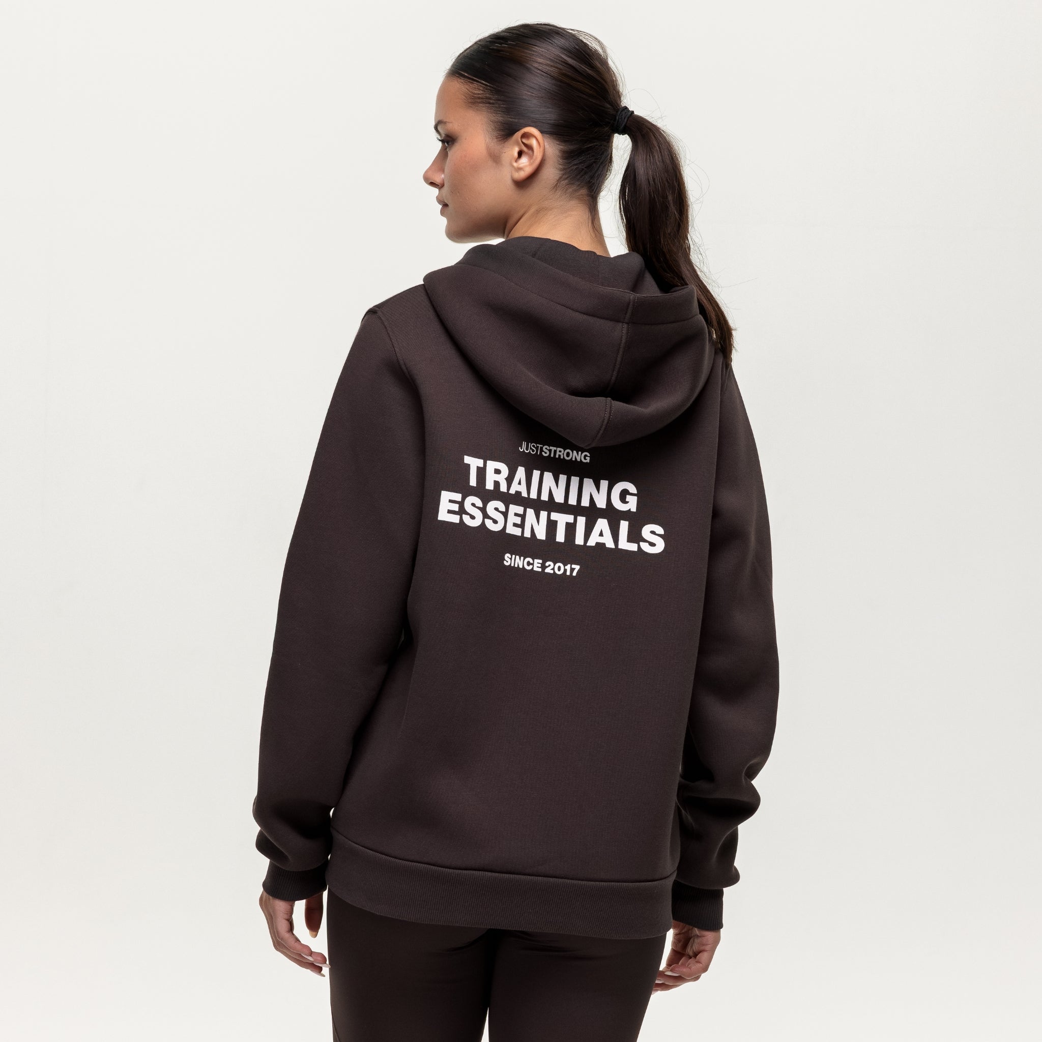 Training Essentials Motion Zip Hoodie - Cocoa