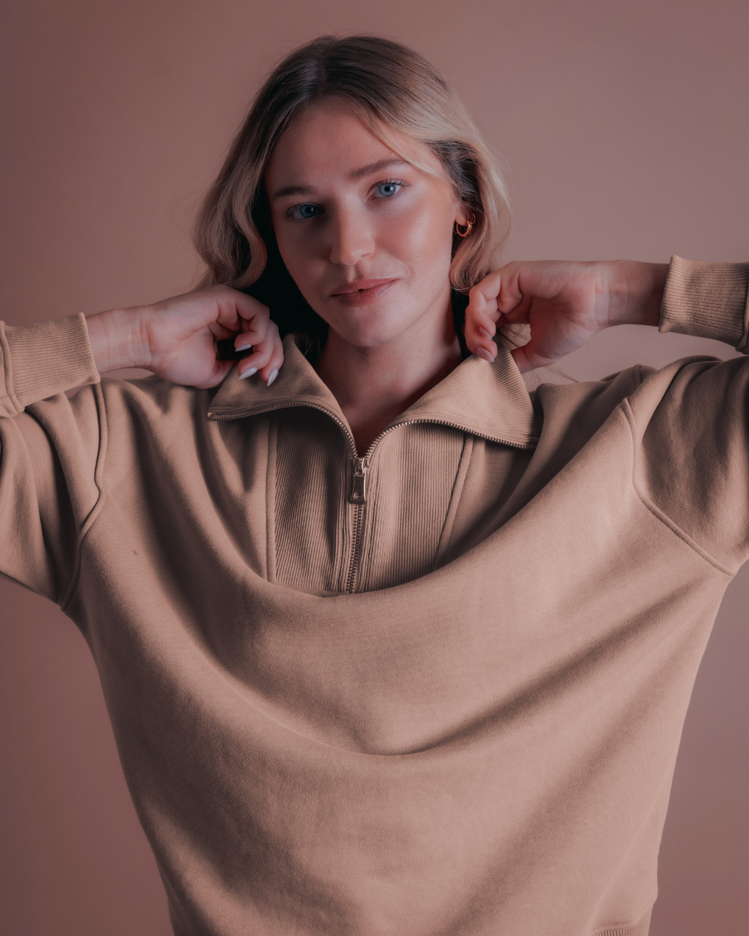 The Classic Quarter Zip - Sand