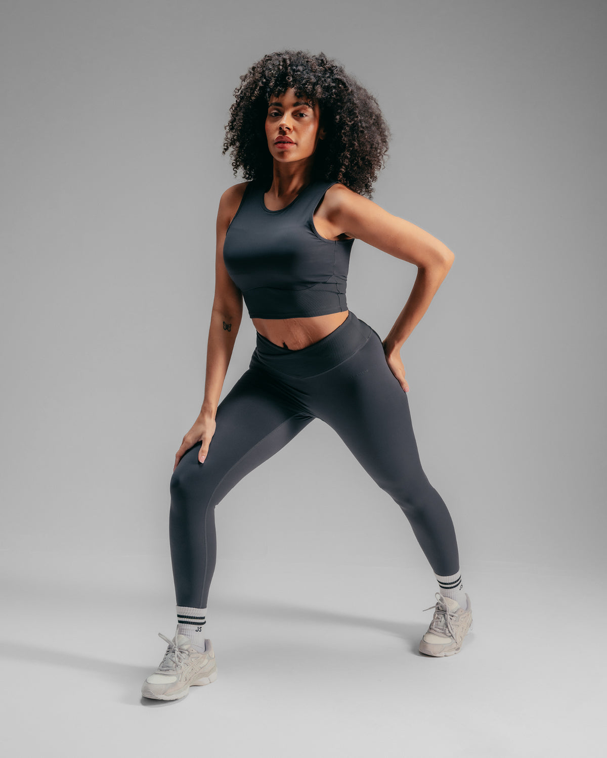 Wrap Over Leggings - Black