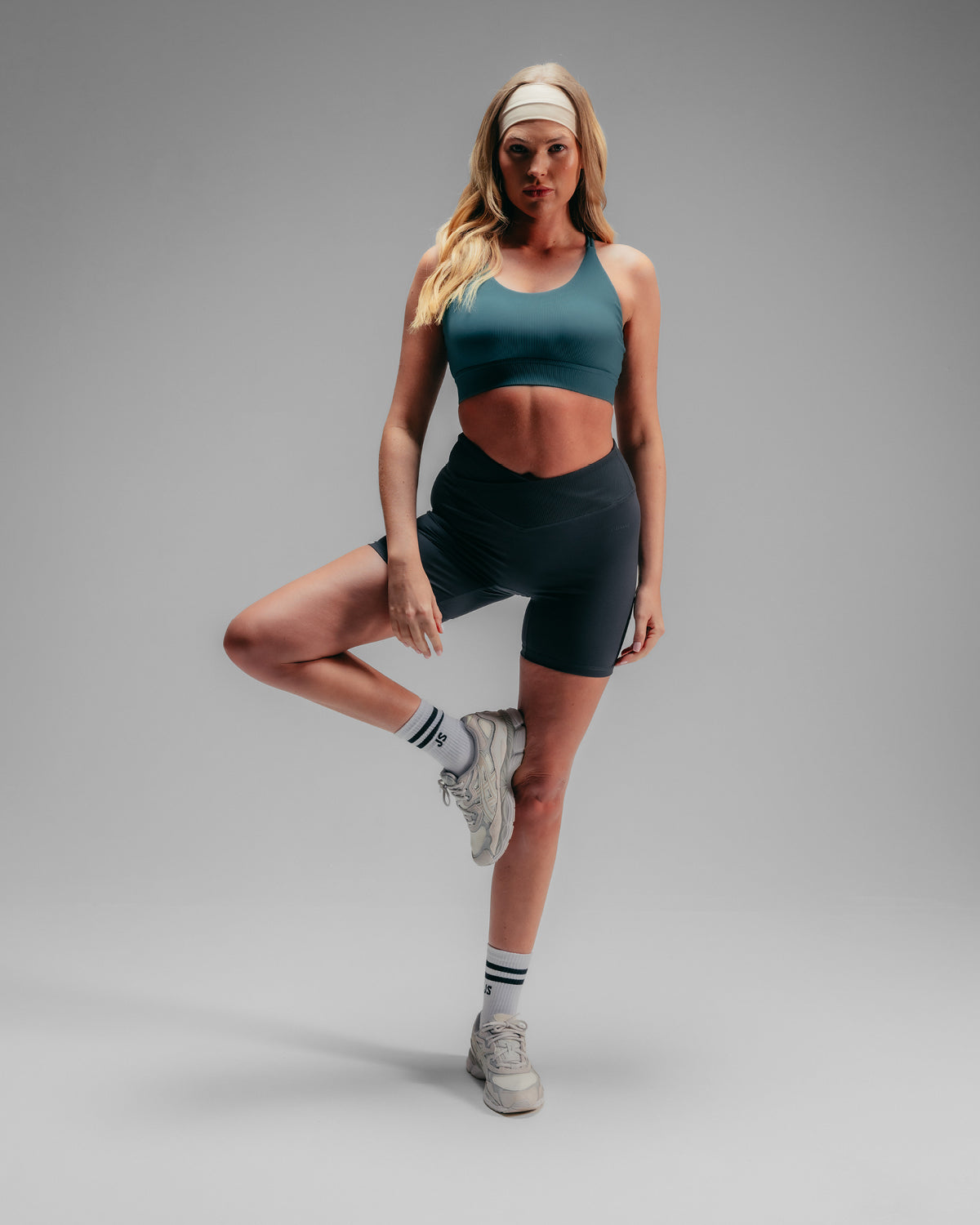 Wrap Over Cycle Shorts - Black