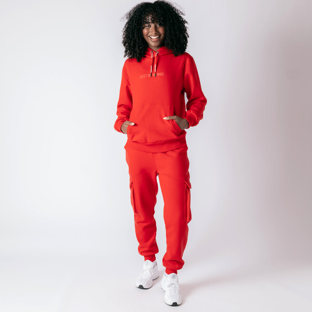 Cargo Joggers - Ruby Red