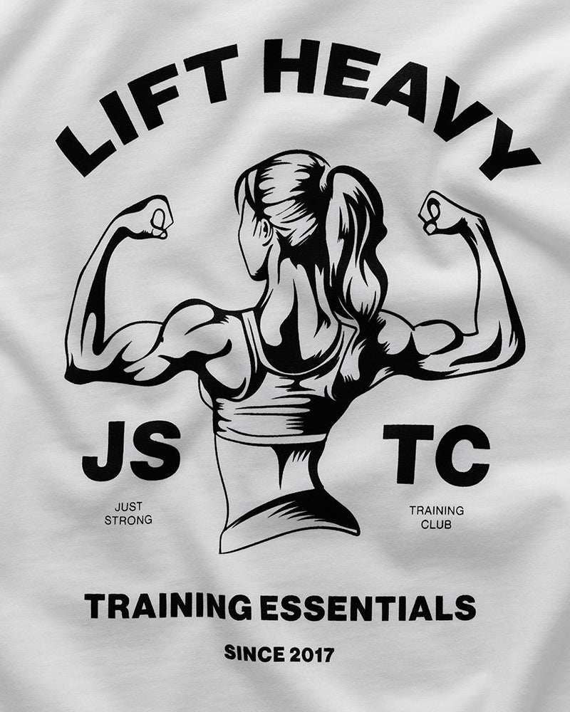 Motion Boyfriend Lift Heavy Graphic Tee - Off White