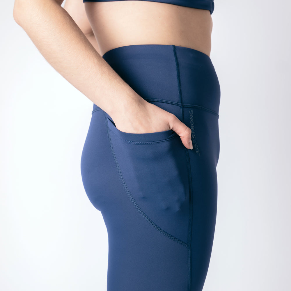 Second Skin High Rise Leggings - True Navy