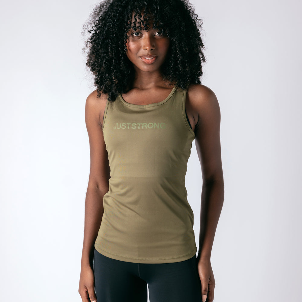 Workout Tank - Military Green